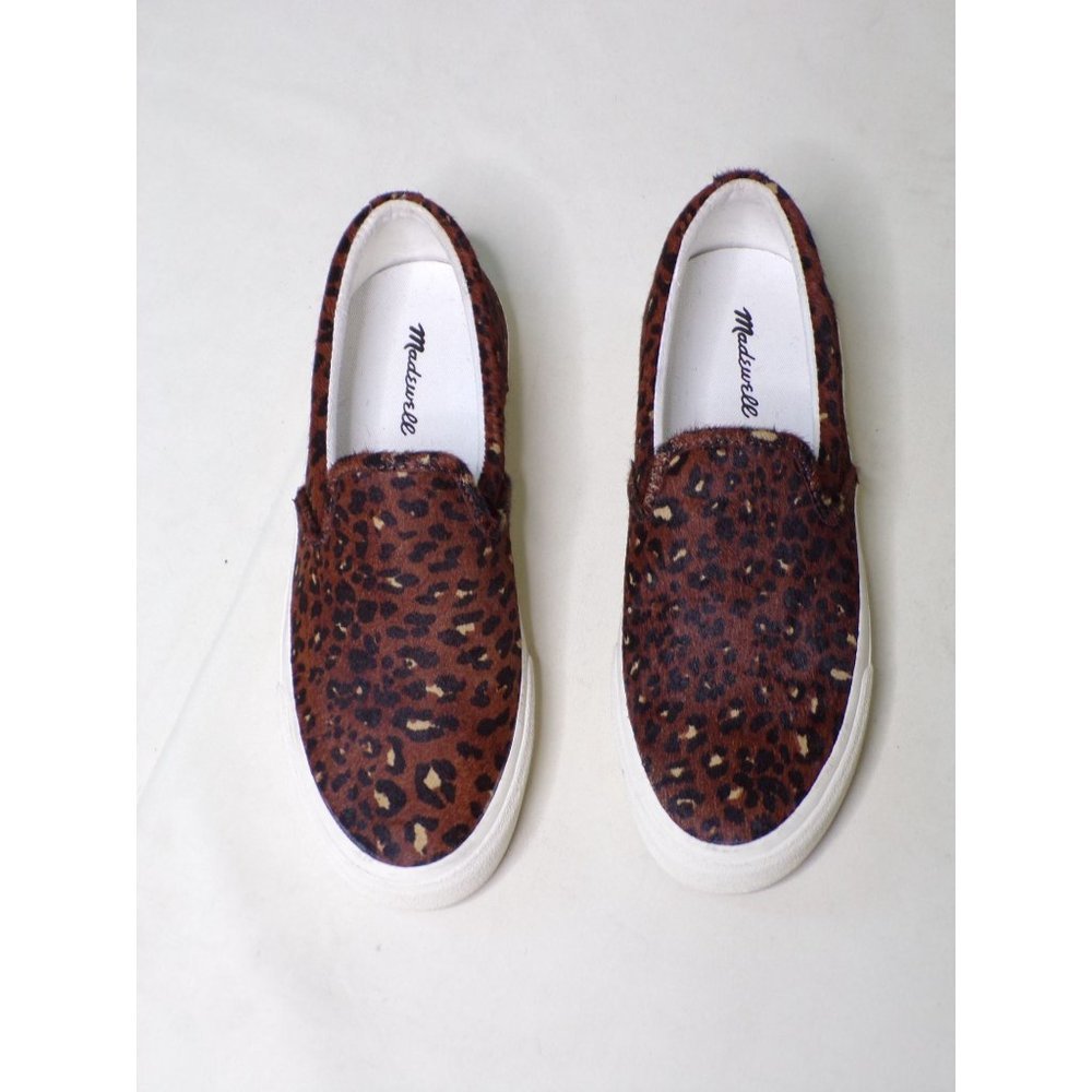 MADEWELL Sidewalk Sneaker Shoes Calf Hair 7 NEW $98 - Picture 6 of 10
